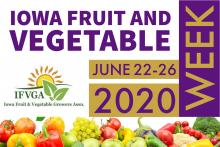 Iowa Fruit and Vegetable Week Graphic